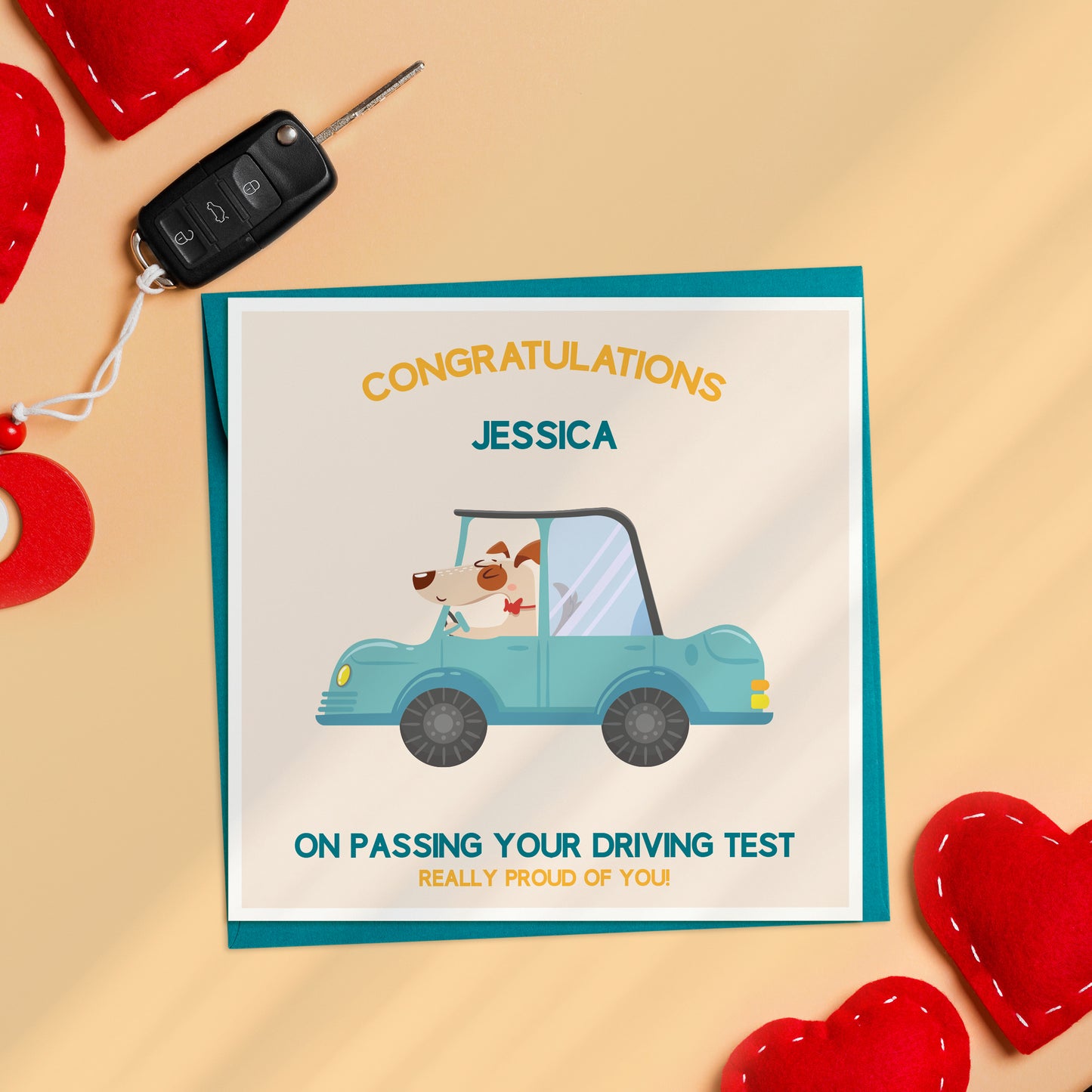 Personalised Passing Driving Test Card