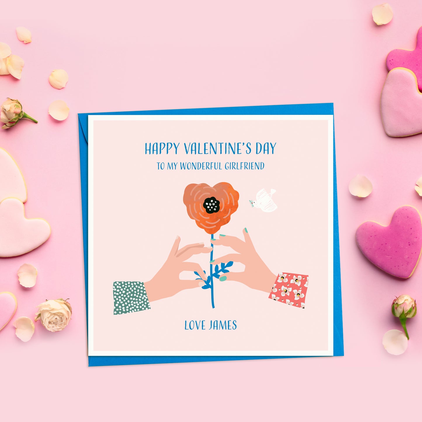 Floral Valentine's Day Card