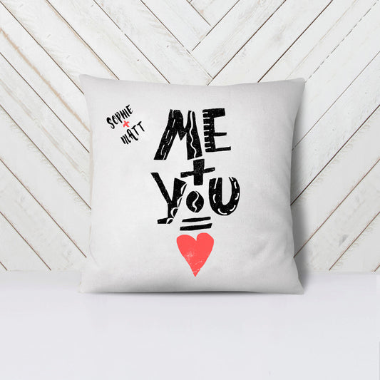 Personalised Me & You Cushion