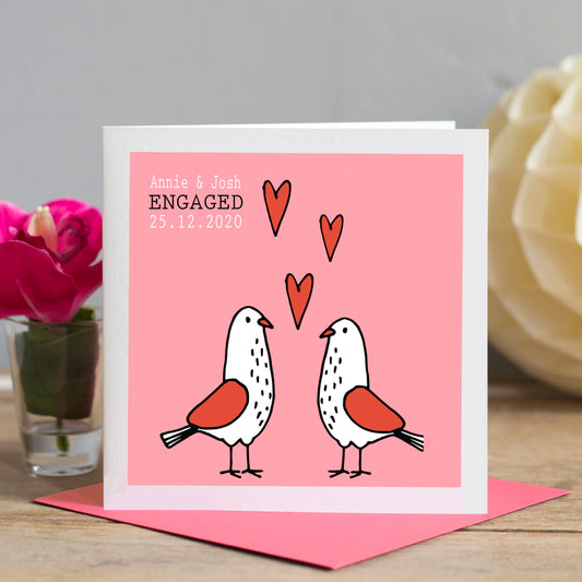 Seagulls Engagement Card