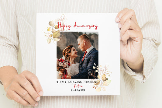 Personalised Photo Card for Husband
