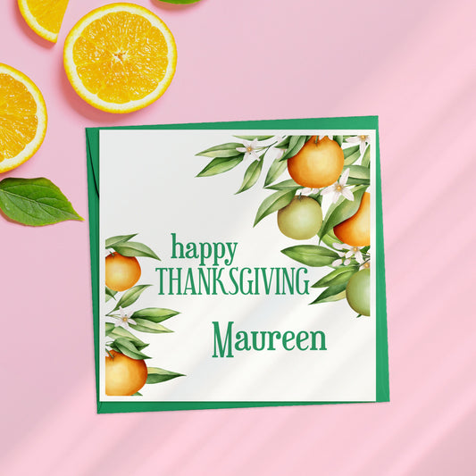 Personalised Thanksgiving Card, Happy Thanksgiving Card, Thanks Giving Card, Thanksgiving cards 2022, Greetings for Thanksgiving, Thank you!