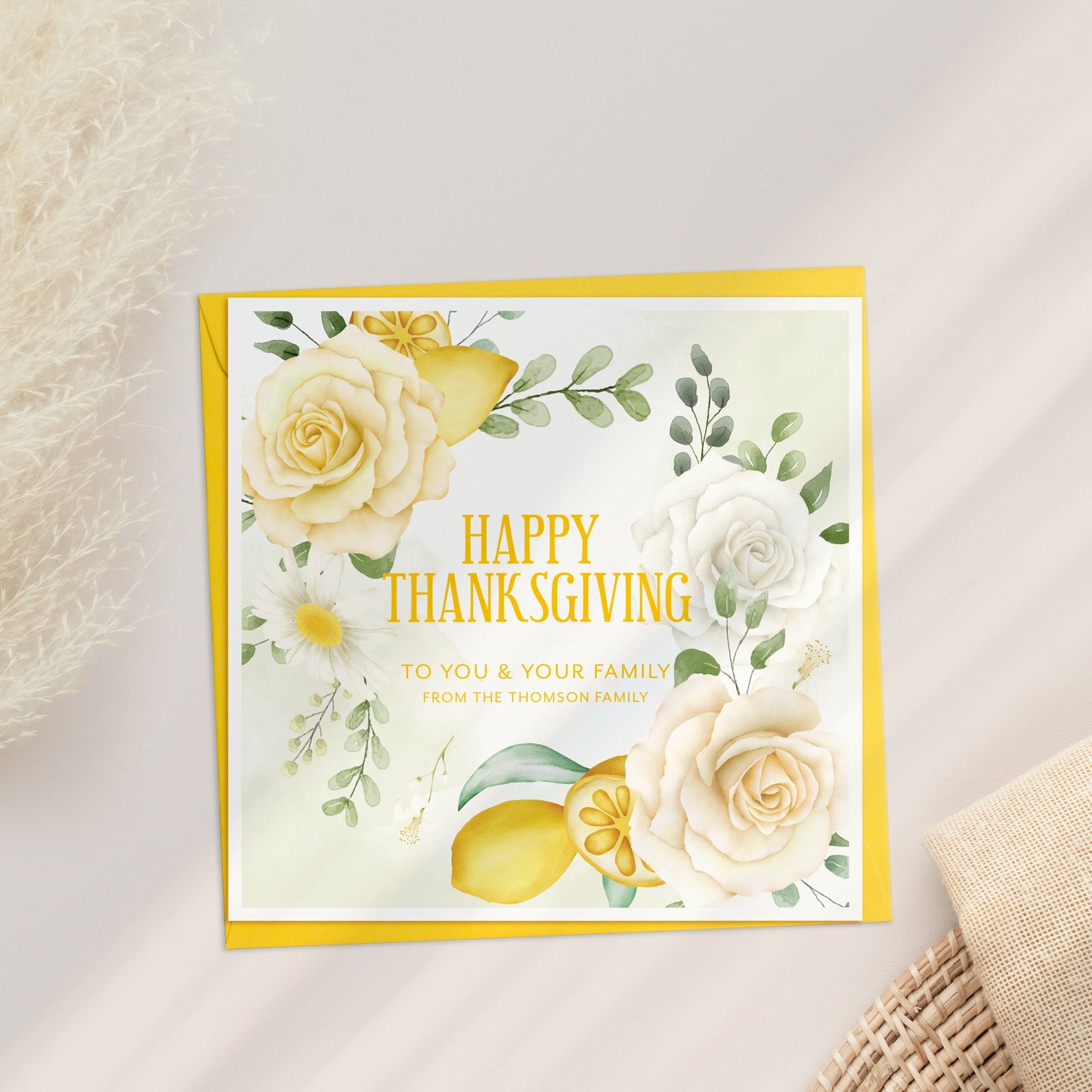 Elegant Thanksgiving Card, Happy Thanksgiving Card, Thanks Giving Card, Thanksgiving cards 2022, Greetings for Thanksgiving, Thank you!