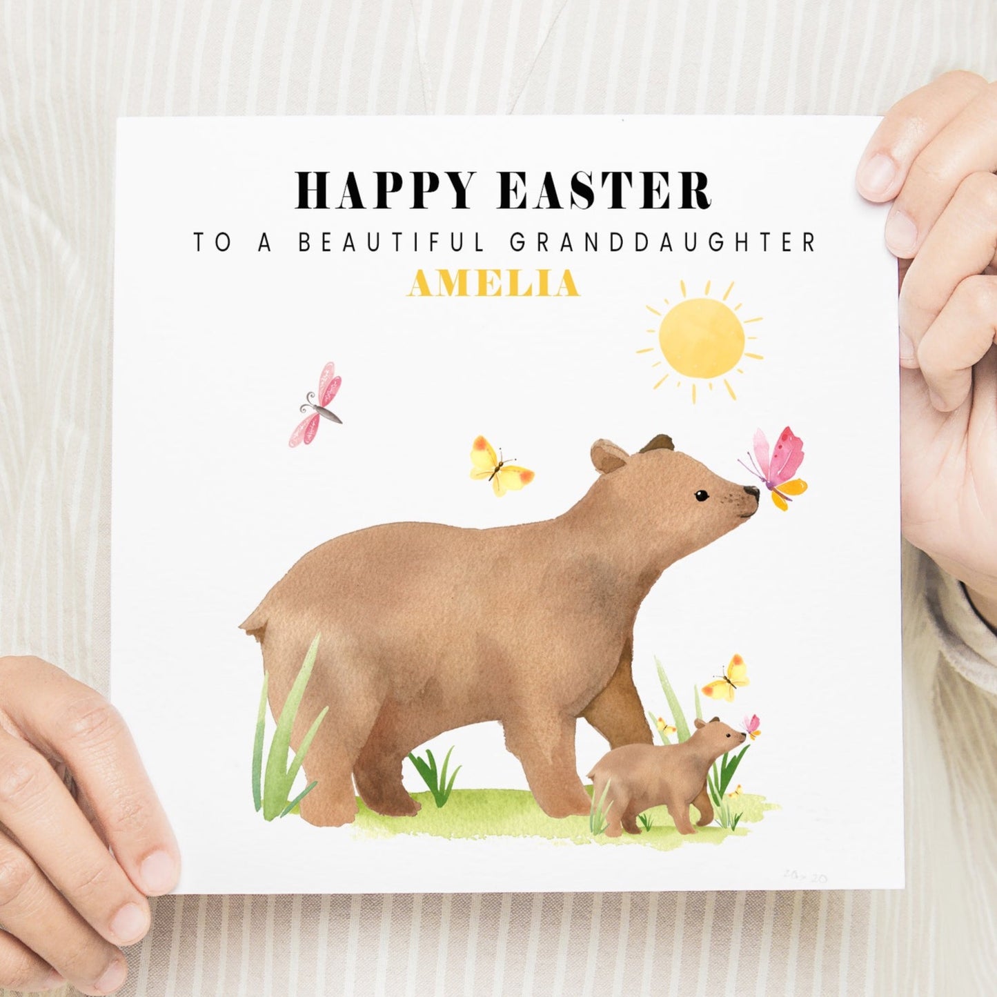Little Bear Easter Card