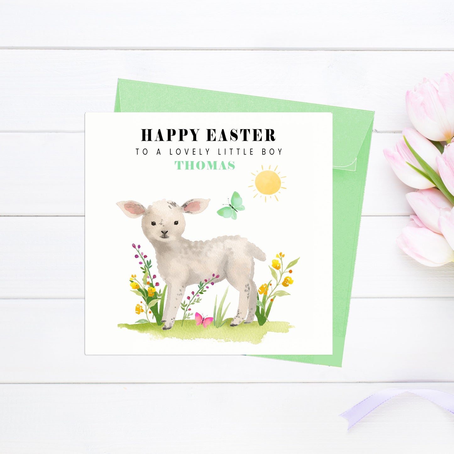 Little Lamb Easter Card