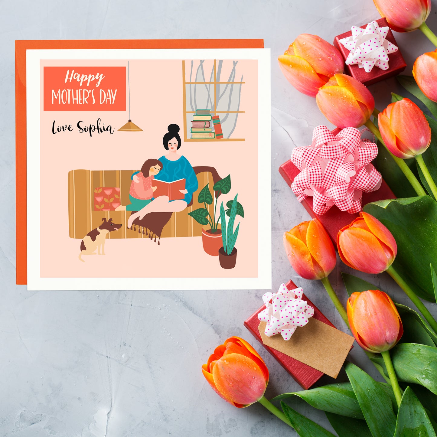 Cozy Home Mothers Day Card