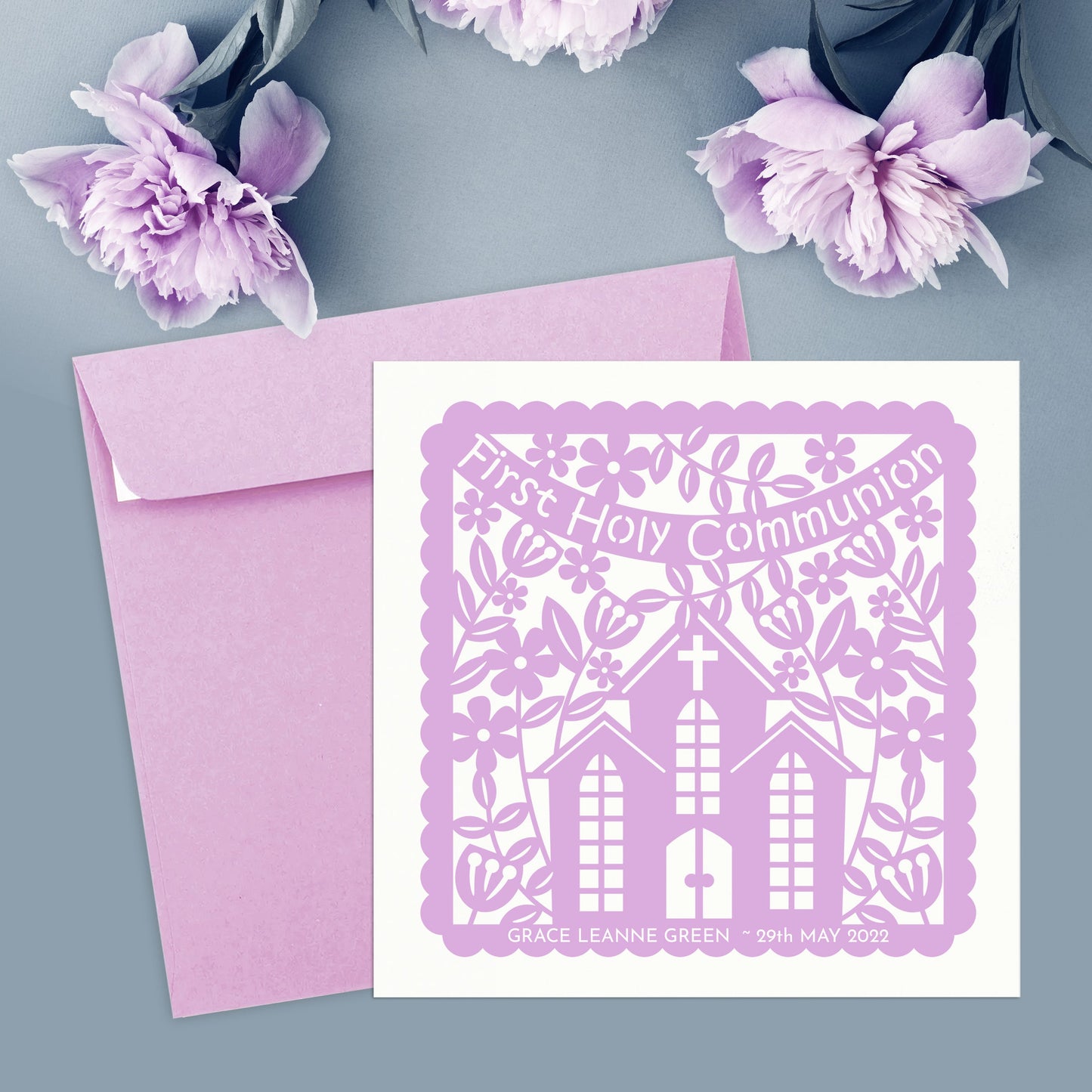 Personalised First Holy Communion Card