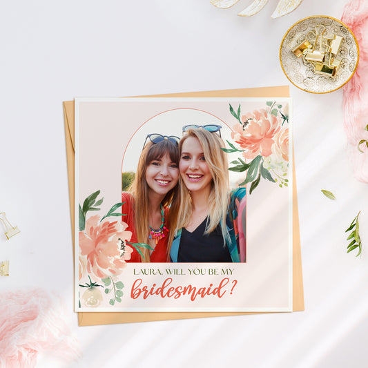 Will you be my Bridesmaid Photo Card