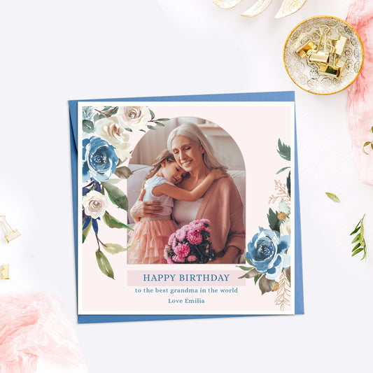 Personalised Grandma Photo Birthday Card