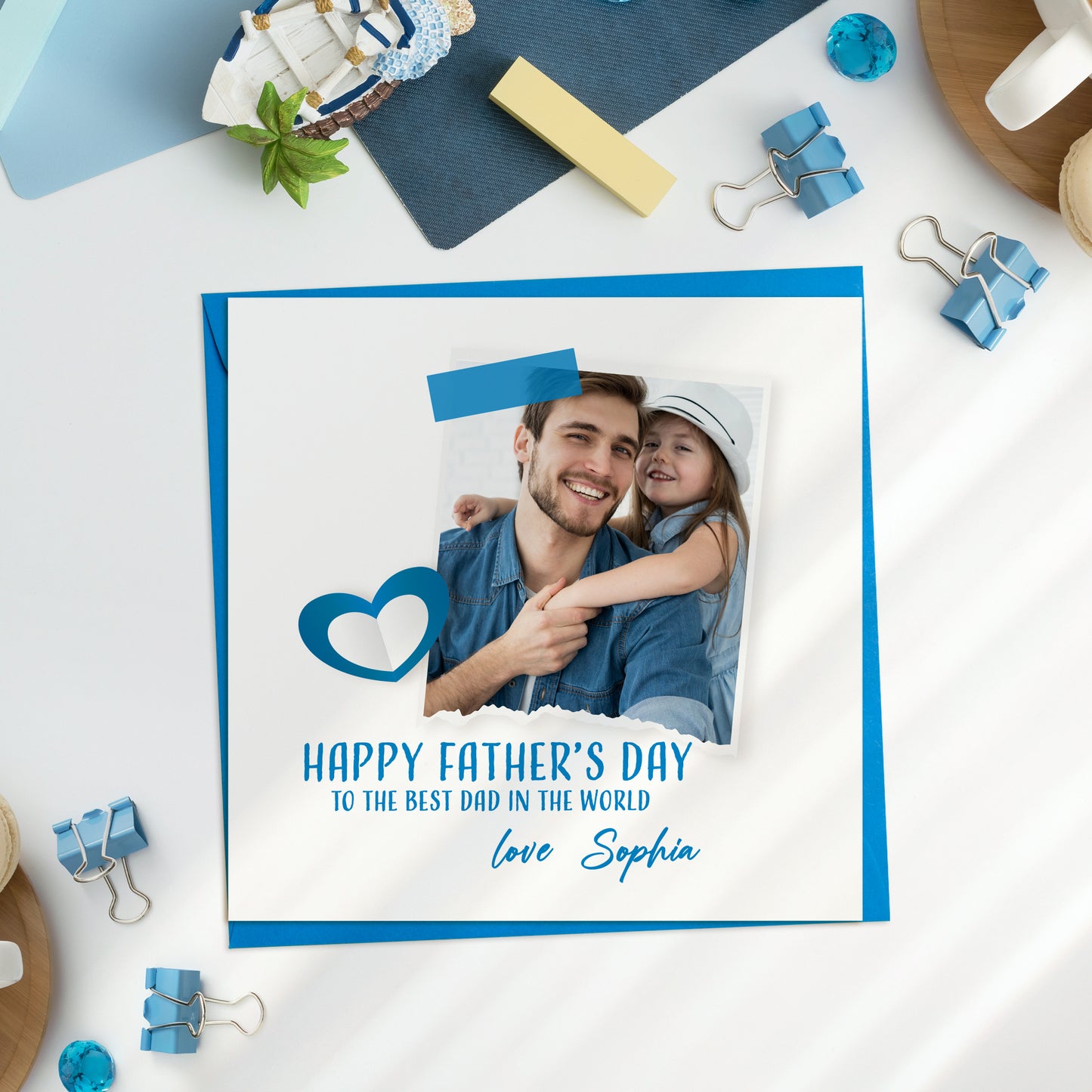 Personalised Fathers Day Card with Photo