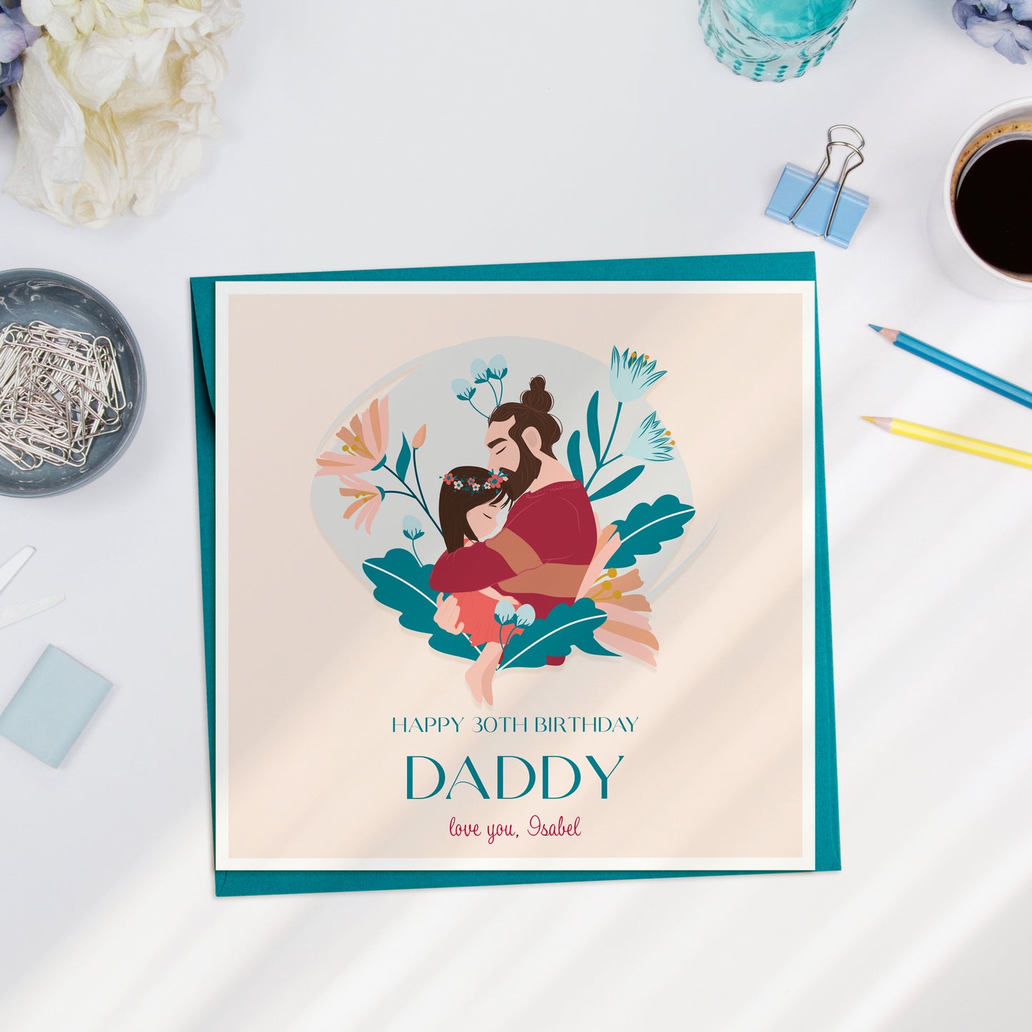 Personalised Birthday card for Dad