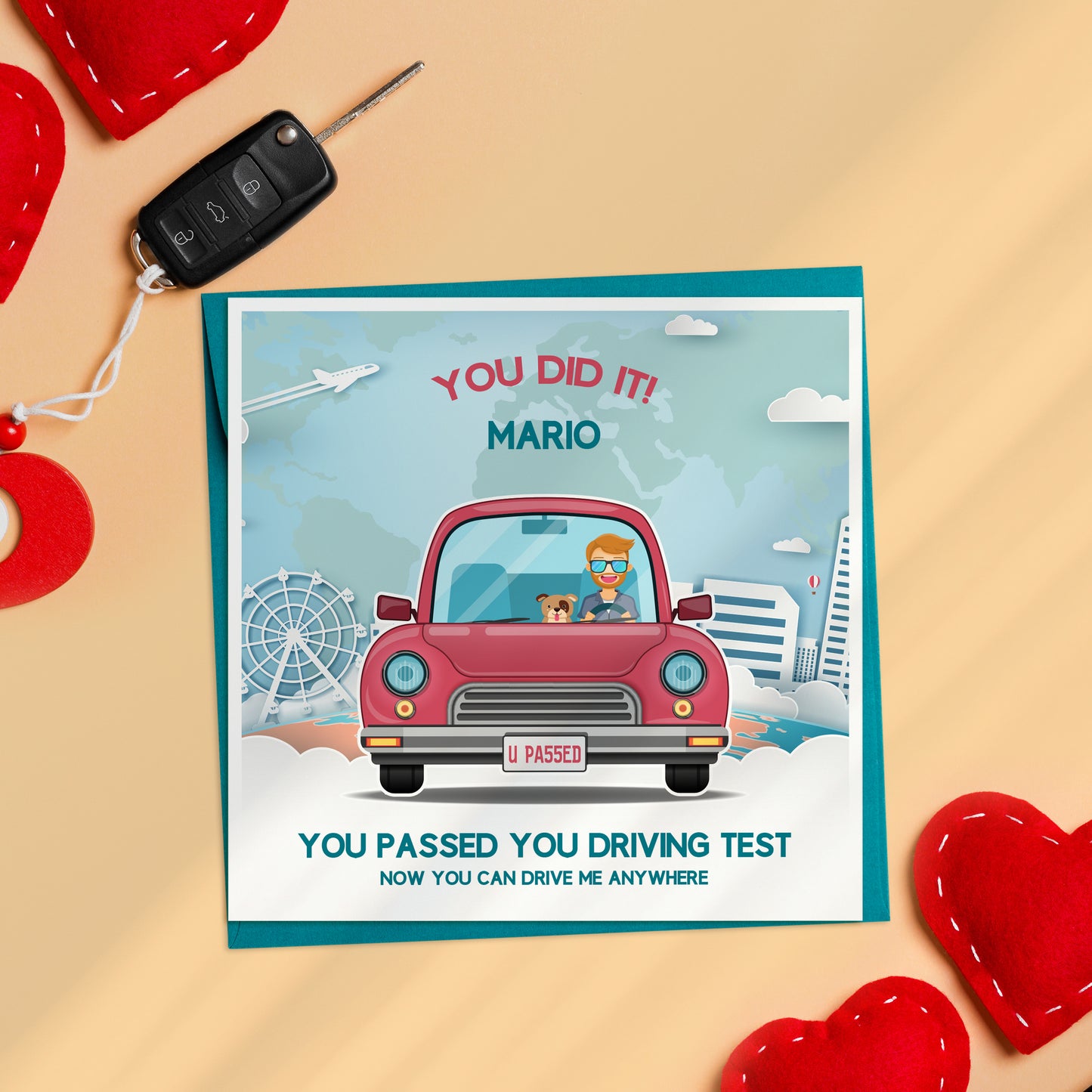 Personalised Passed Driving Test Card