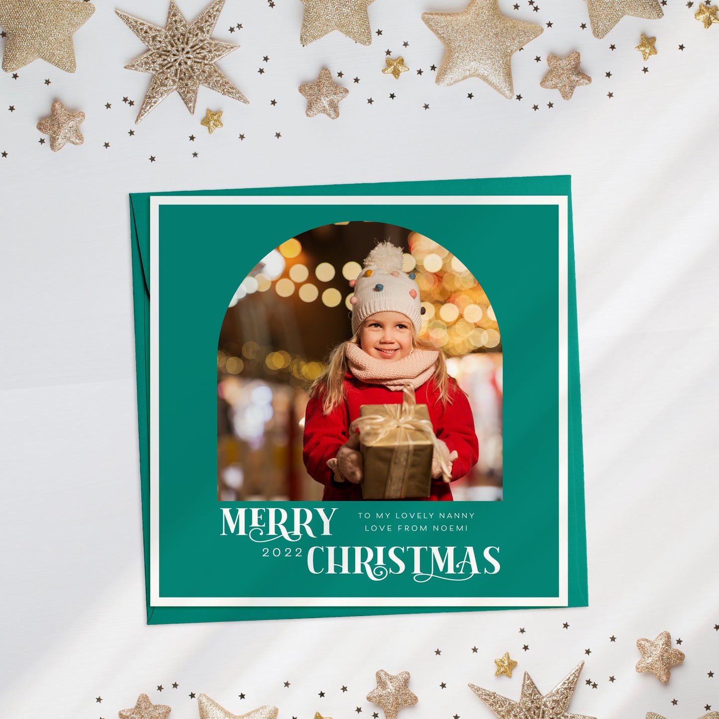 Personalised Photo Christmas Card for Grandma and Grandad