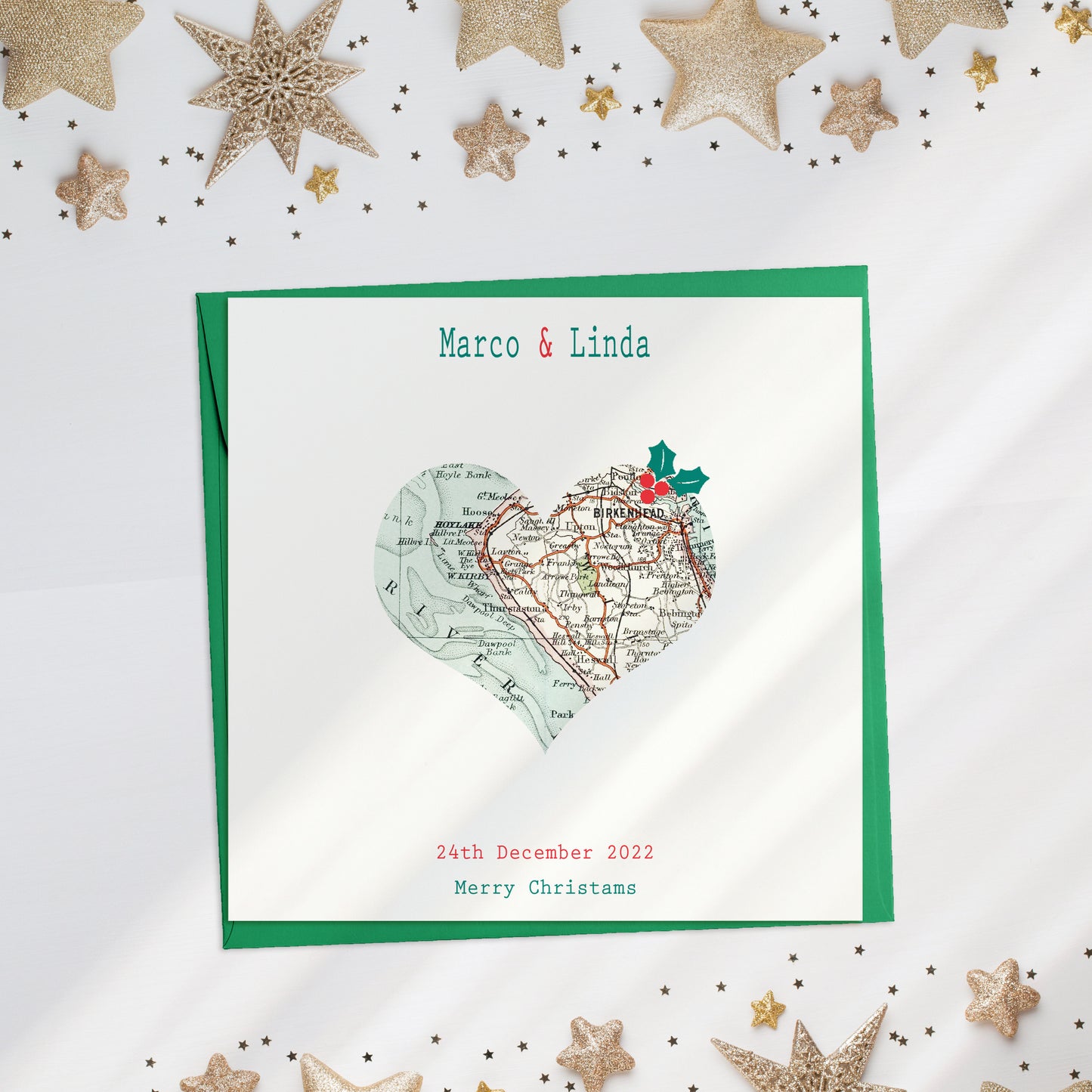 Personalised Christmas Special Location Card