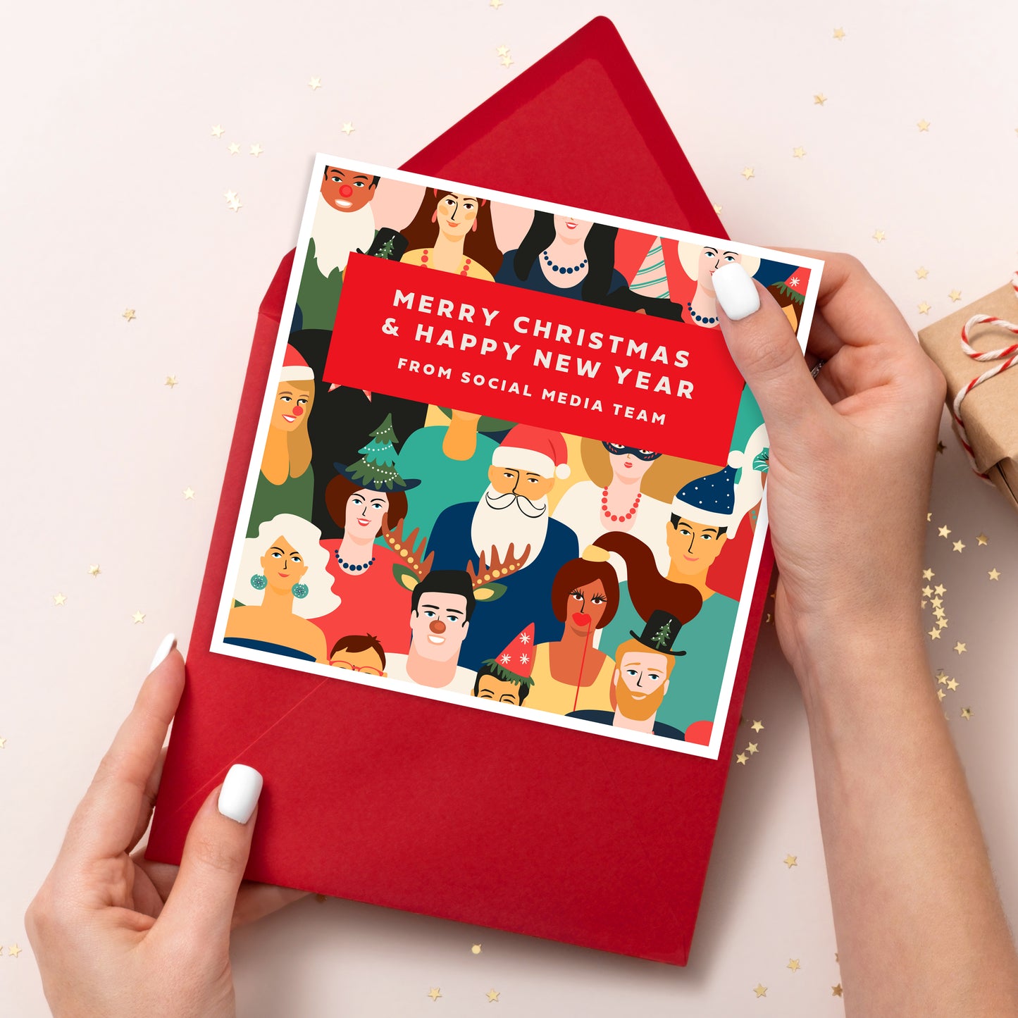 Personalised Corporate Christmas Card