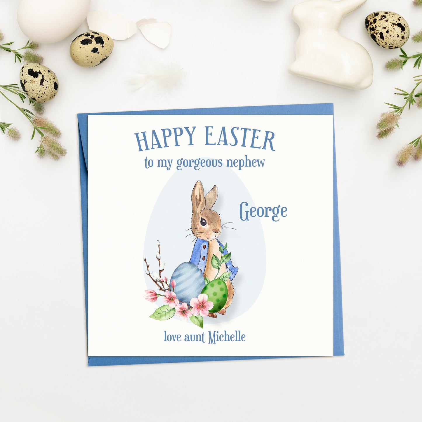 Peter Rabbit Niece or Nephew Easter Card