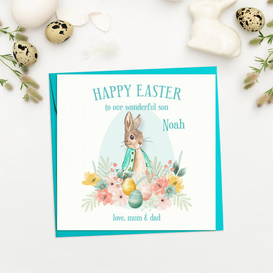 Peter Rabbit Son or Daughter Easter Card