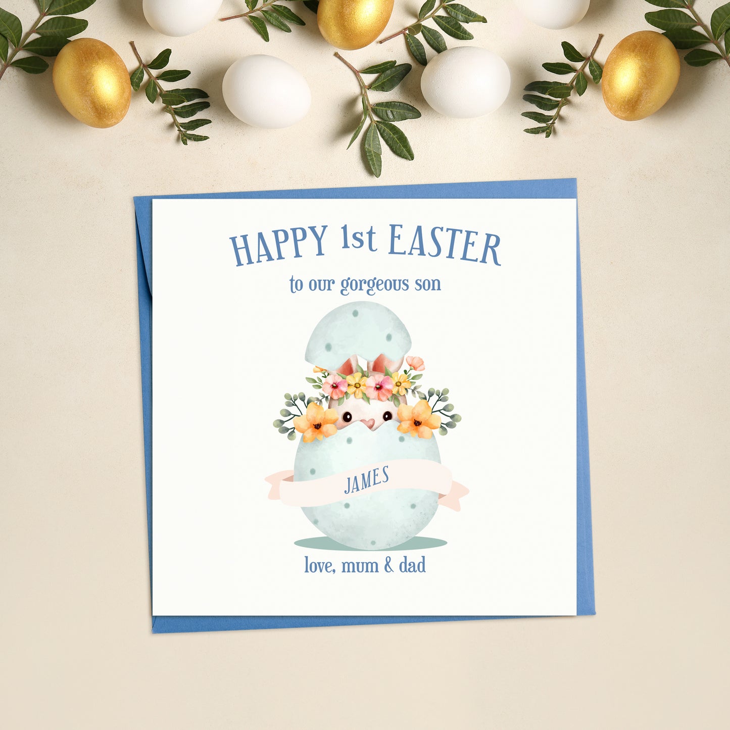 First Easter Cute Bunny Card