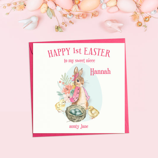 First Easter Peter Rabbit Card