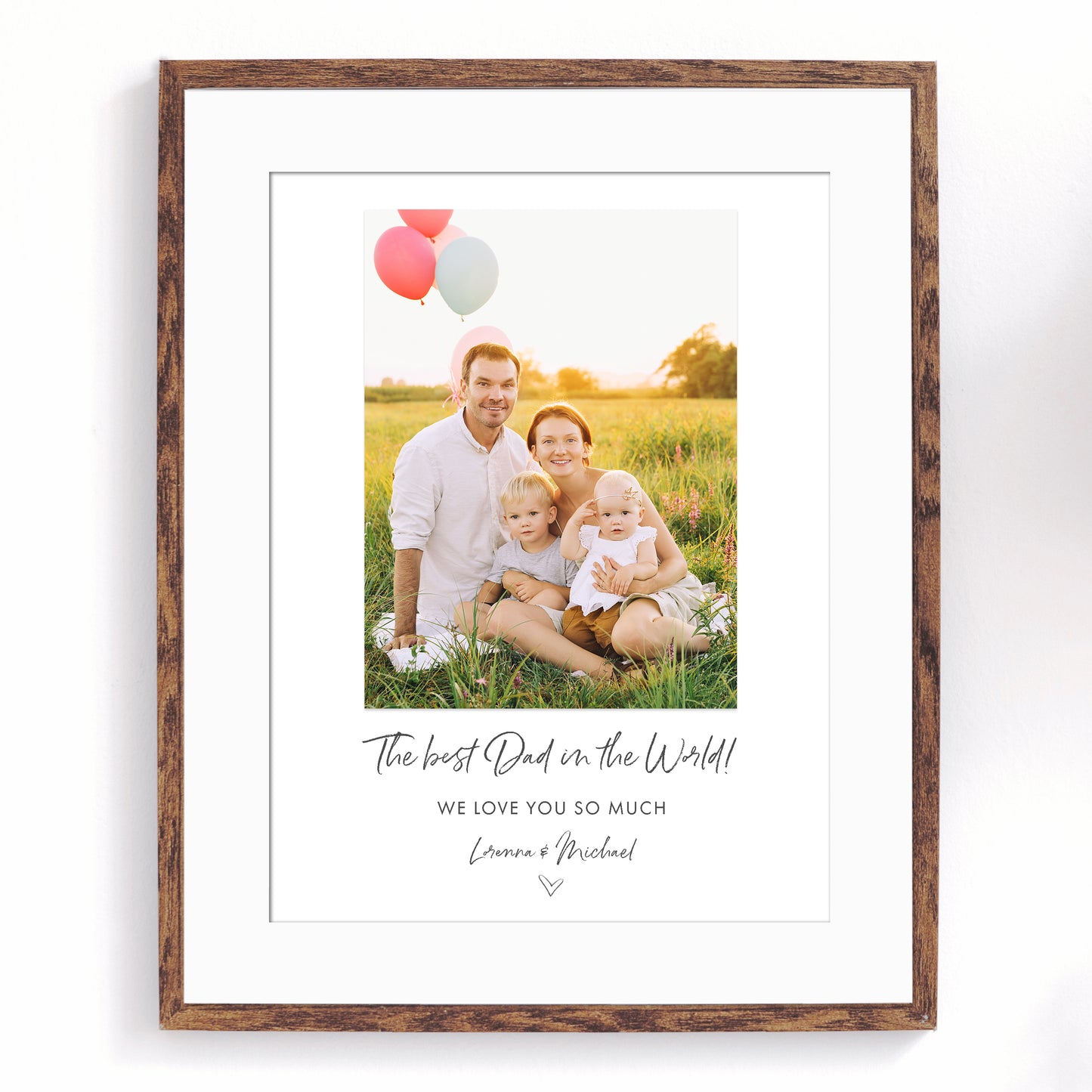 Fathers Day Personalised Photo Print
