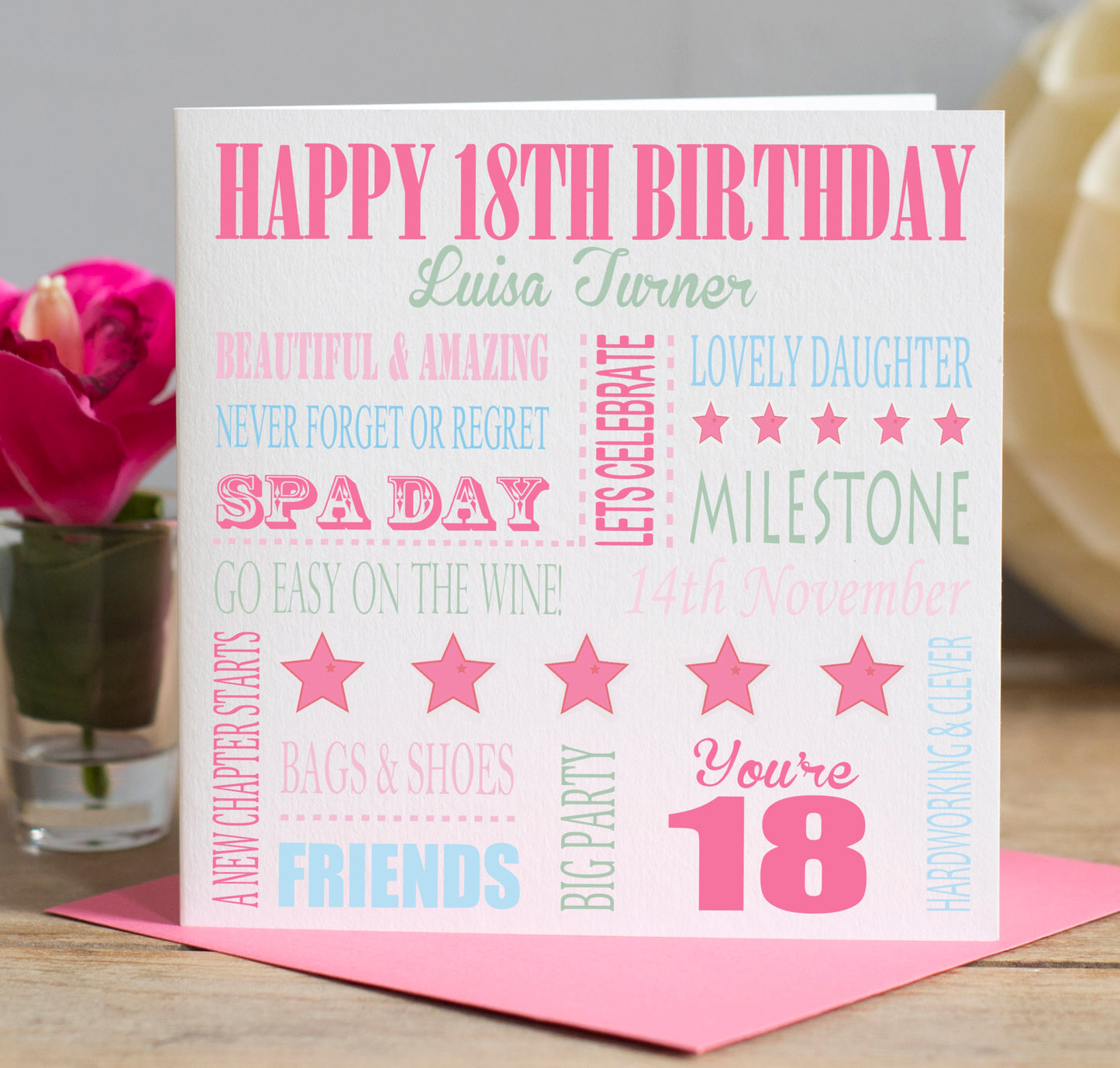 18th Birthday Card For Her