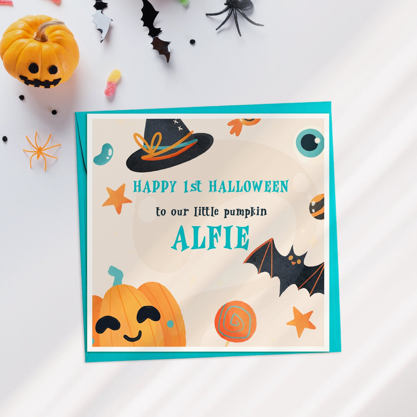 Personalised Spooky 1st Halloween Card