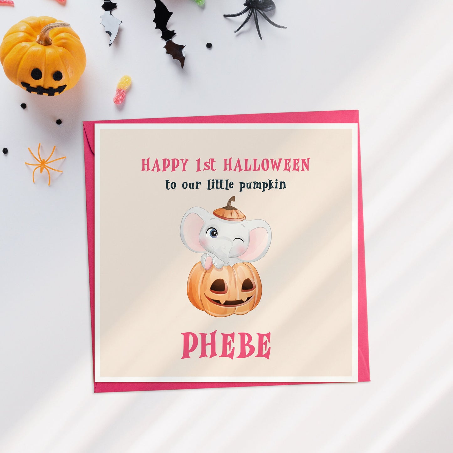 Personalised 1st Halloween Card