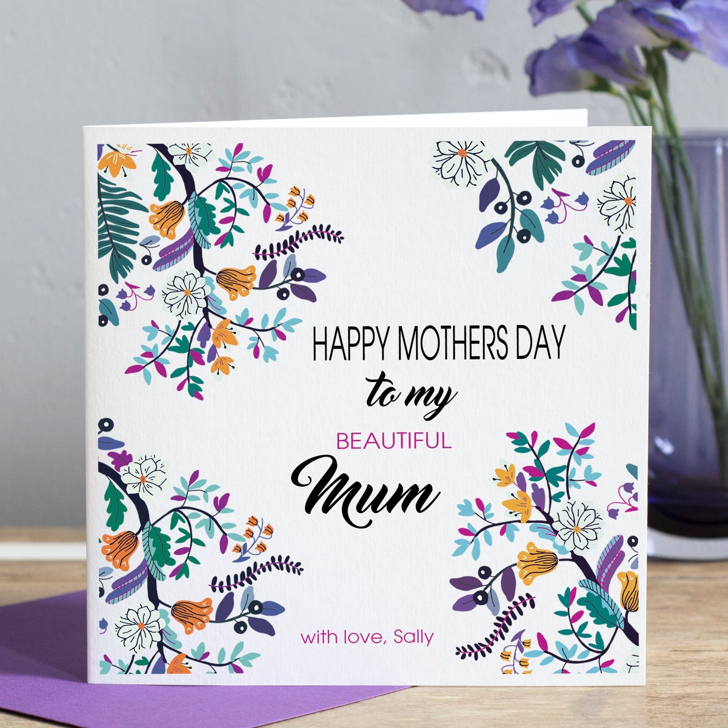 Beautiful Mum Floral Card