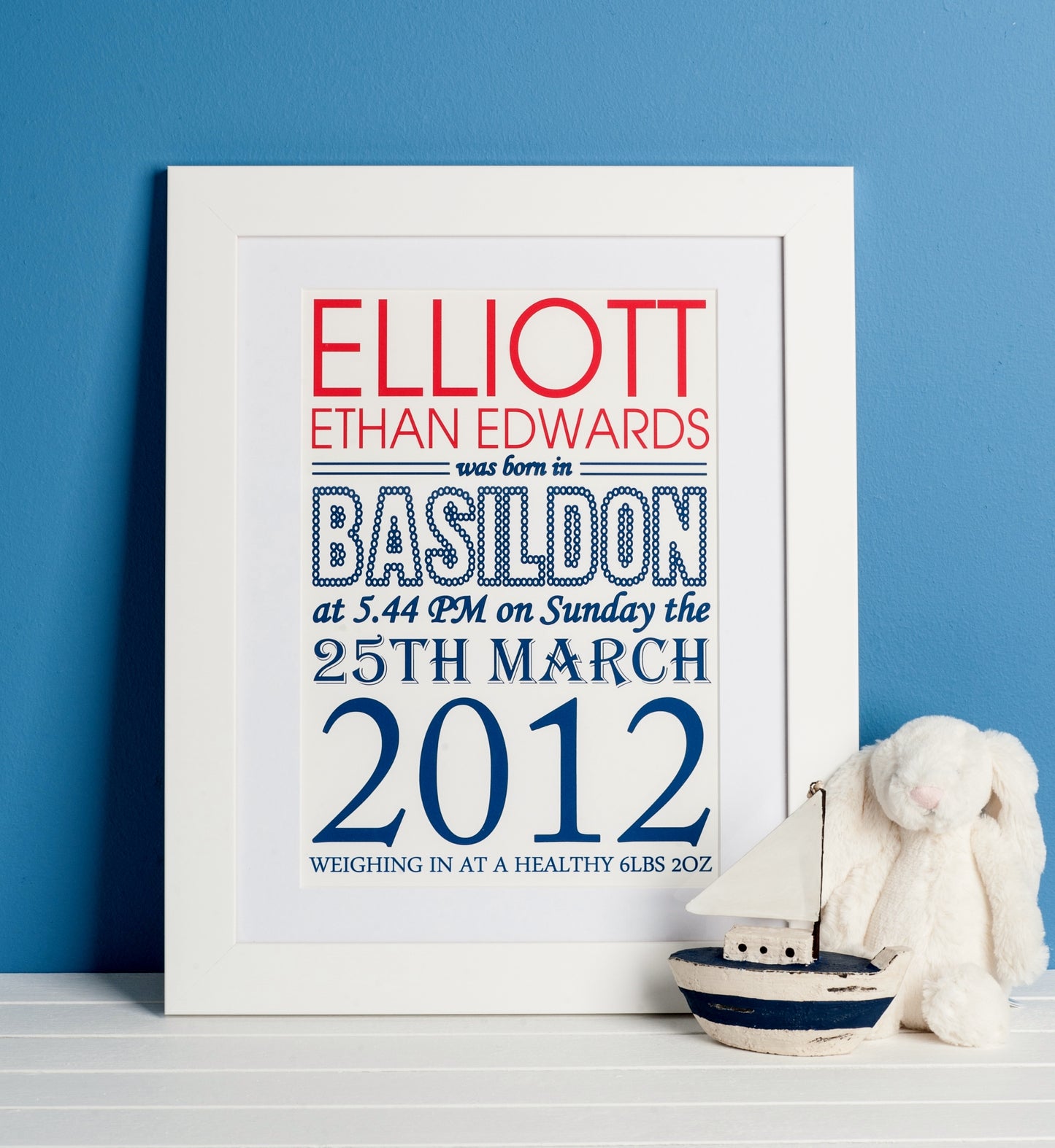Personalised Birth Announcement Print
