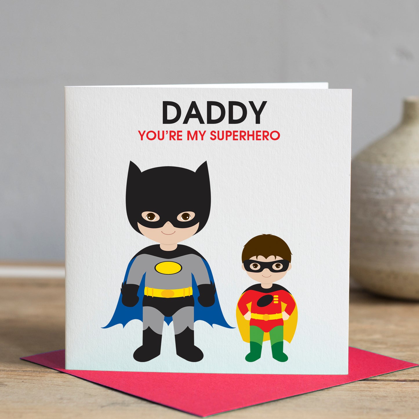 Daddy Superhero Card