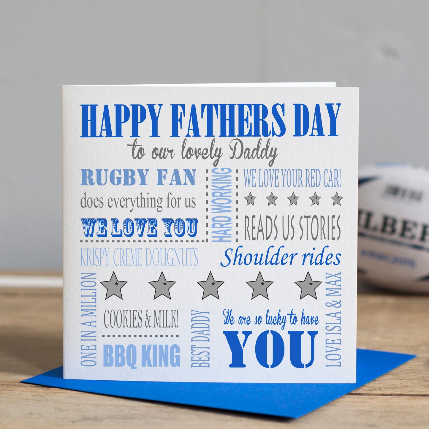 Personalised Father's Day Card