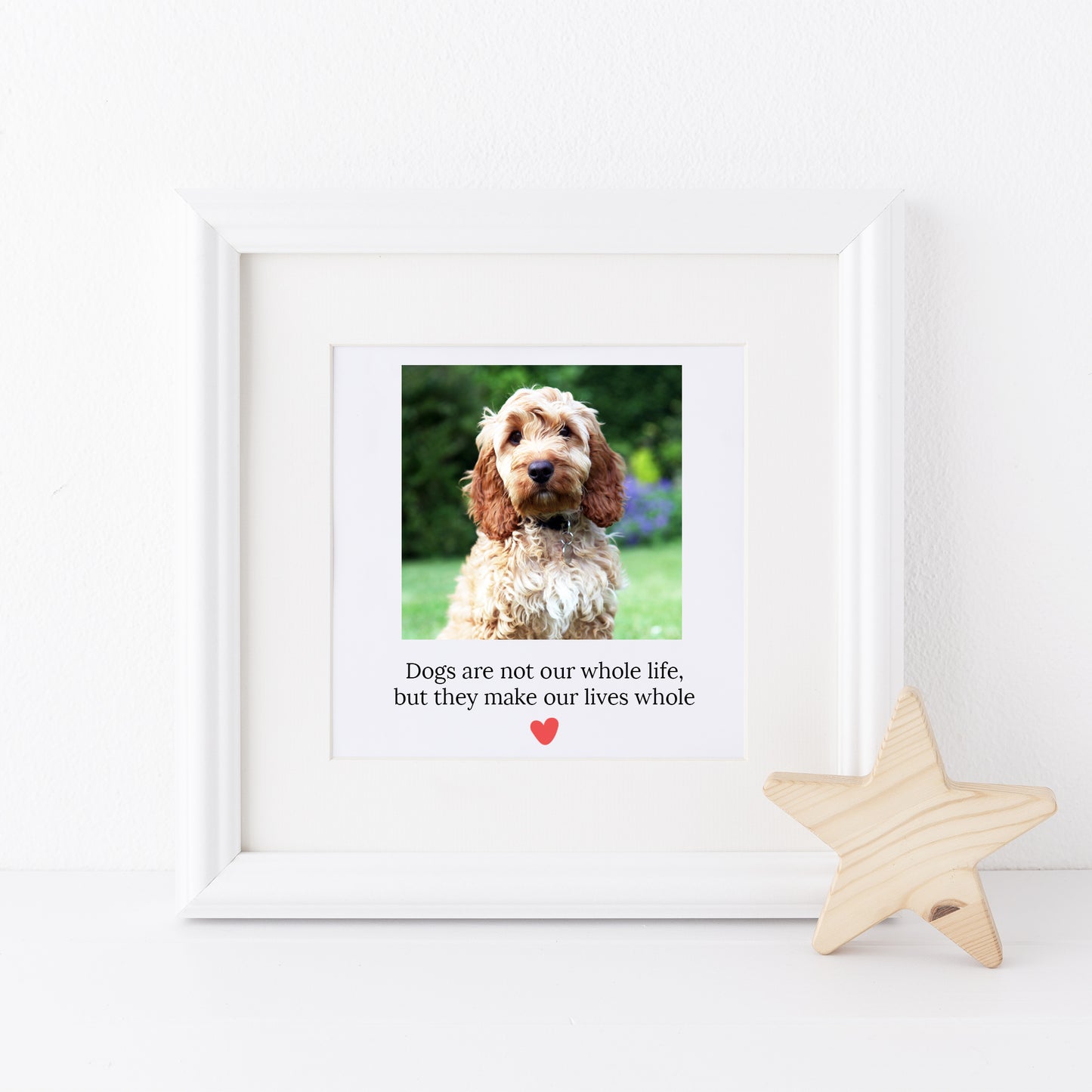 Personalised Framed Pet Photo Print