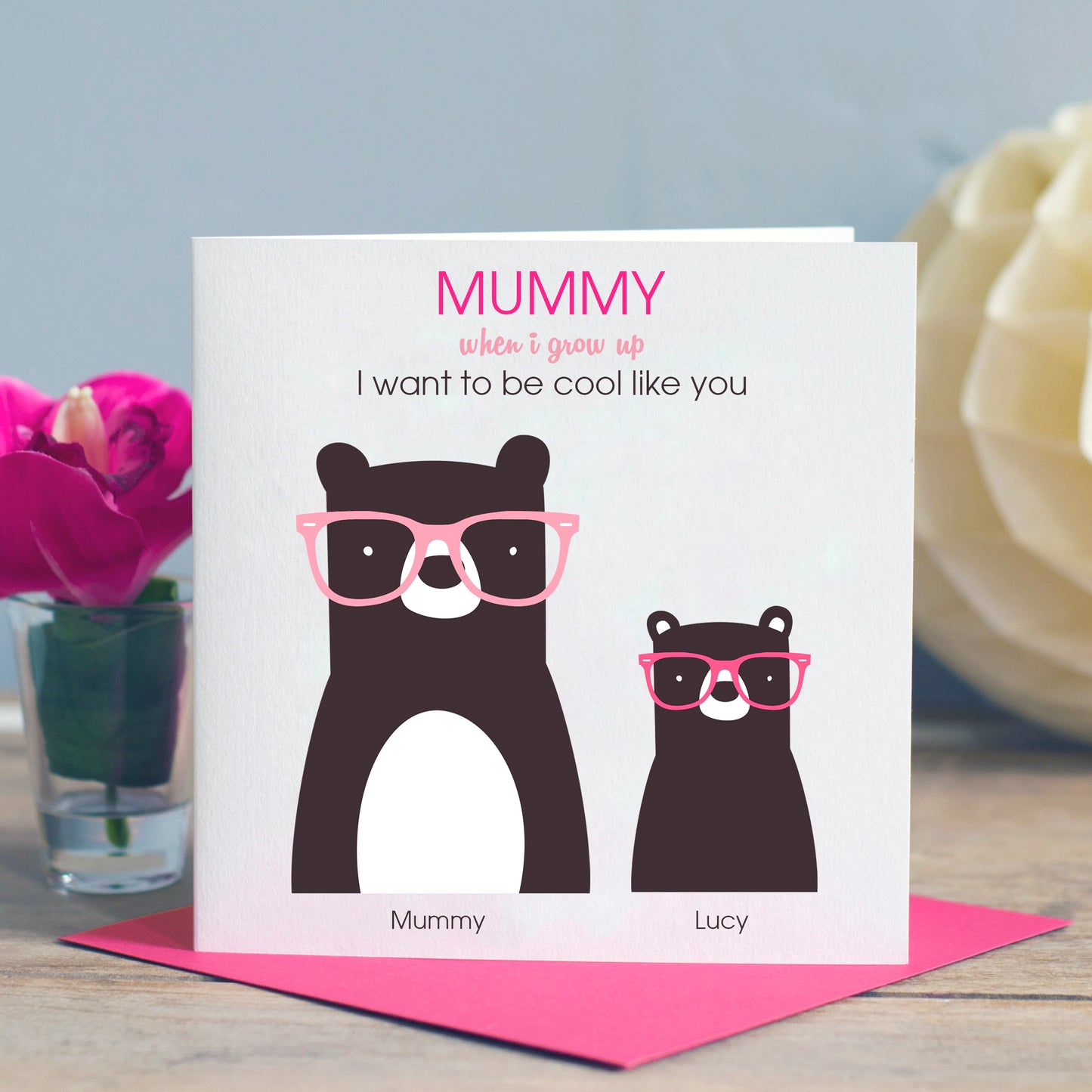 Cool Mummy Bear Card