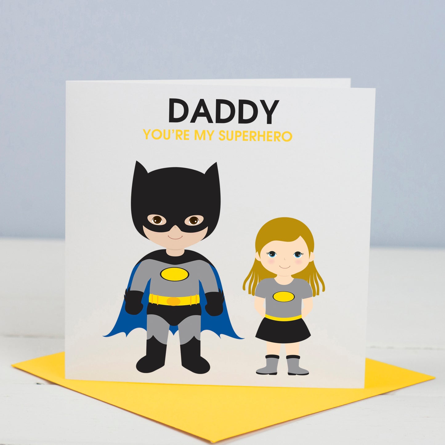 Daddy Superhero Card