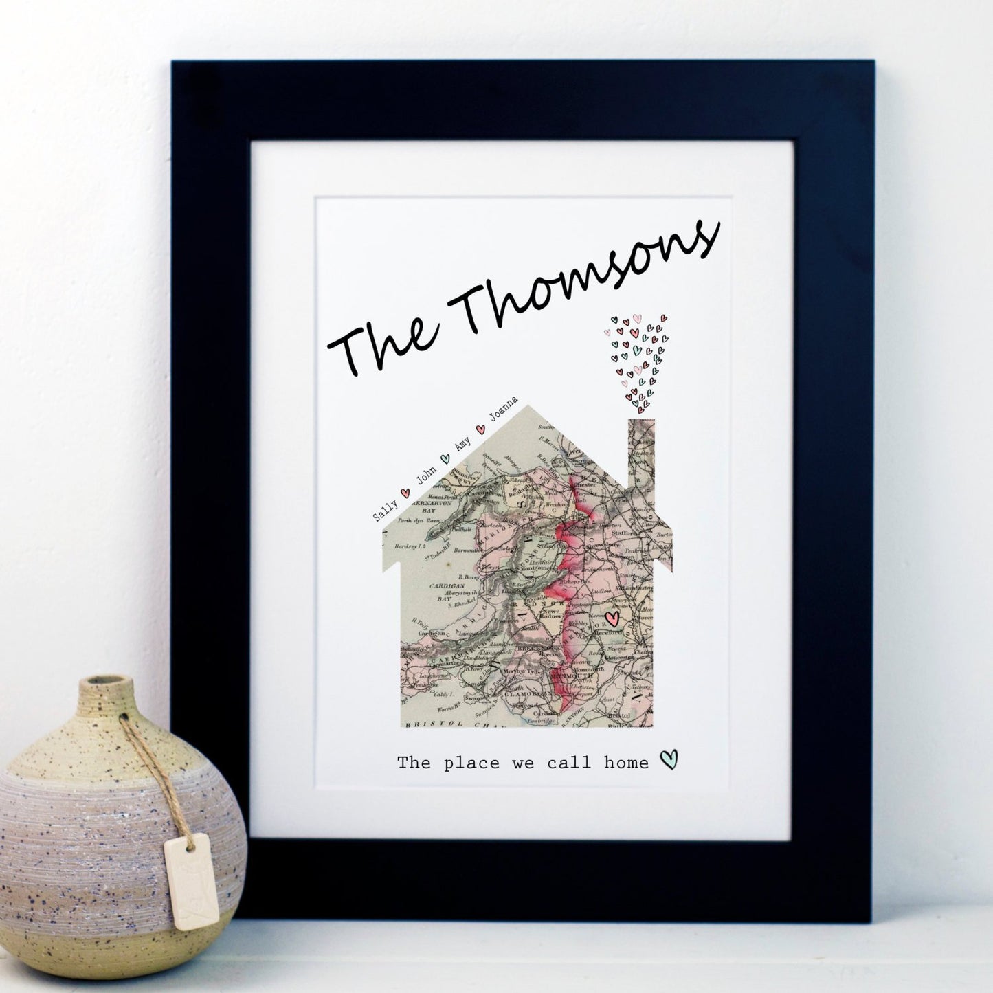 Place We Call Home Map Print
