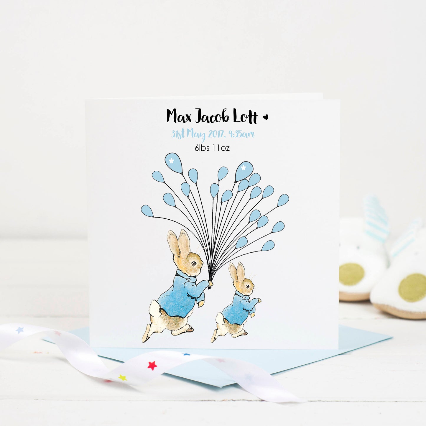 New Baby Card - Peter Rabbit