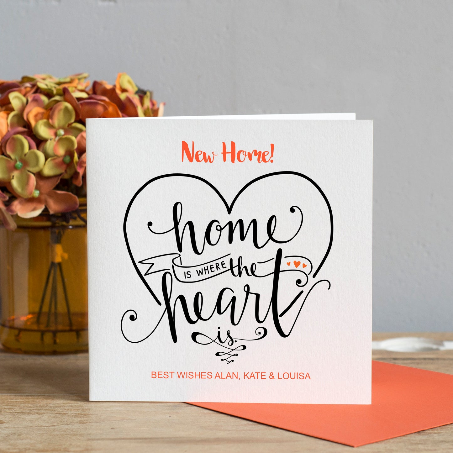 Home is Where the Heart is New Home Card
