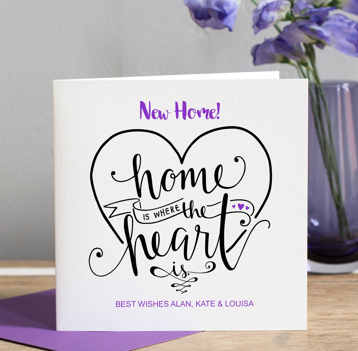 Home is Where the Heart is New Home Card