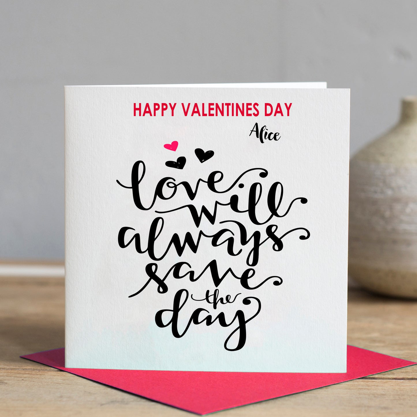 Valentines Day Card - Save the Day