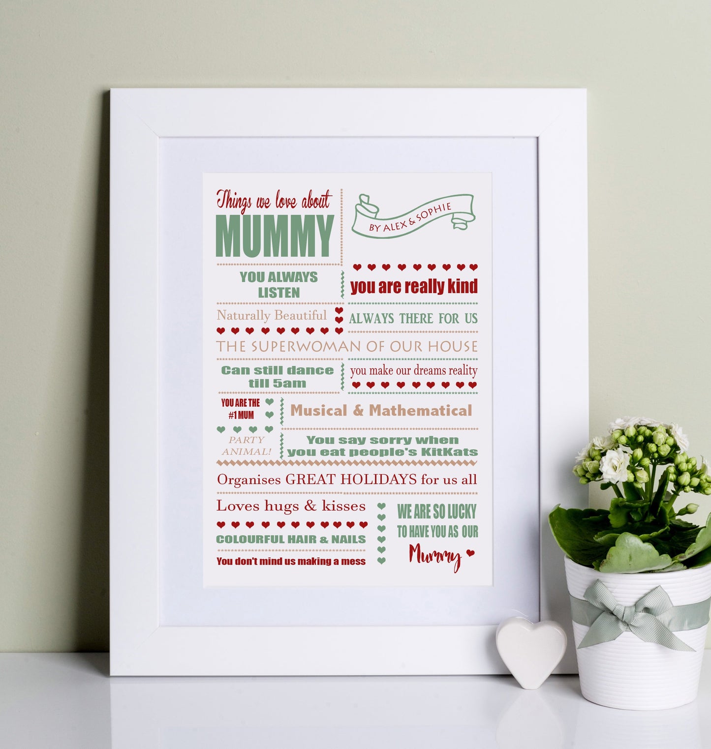 Things we love about Mum Print