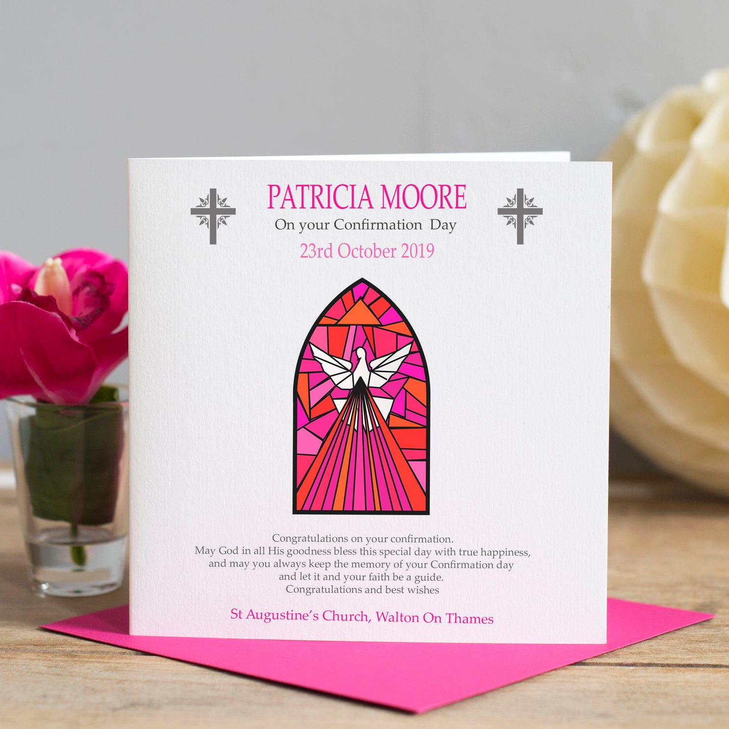 Personalised Confirmation Card - Holy Spirit