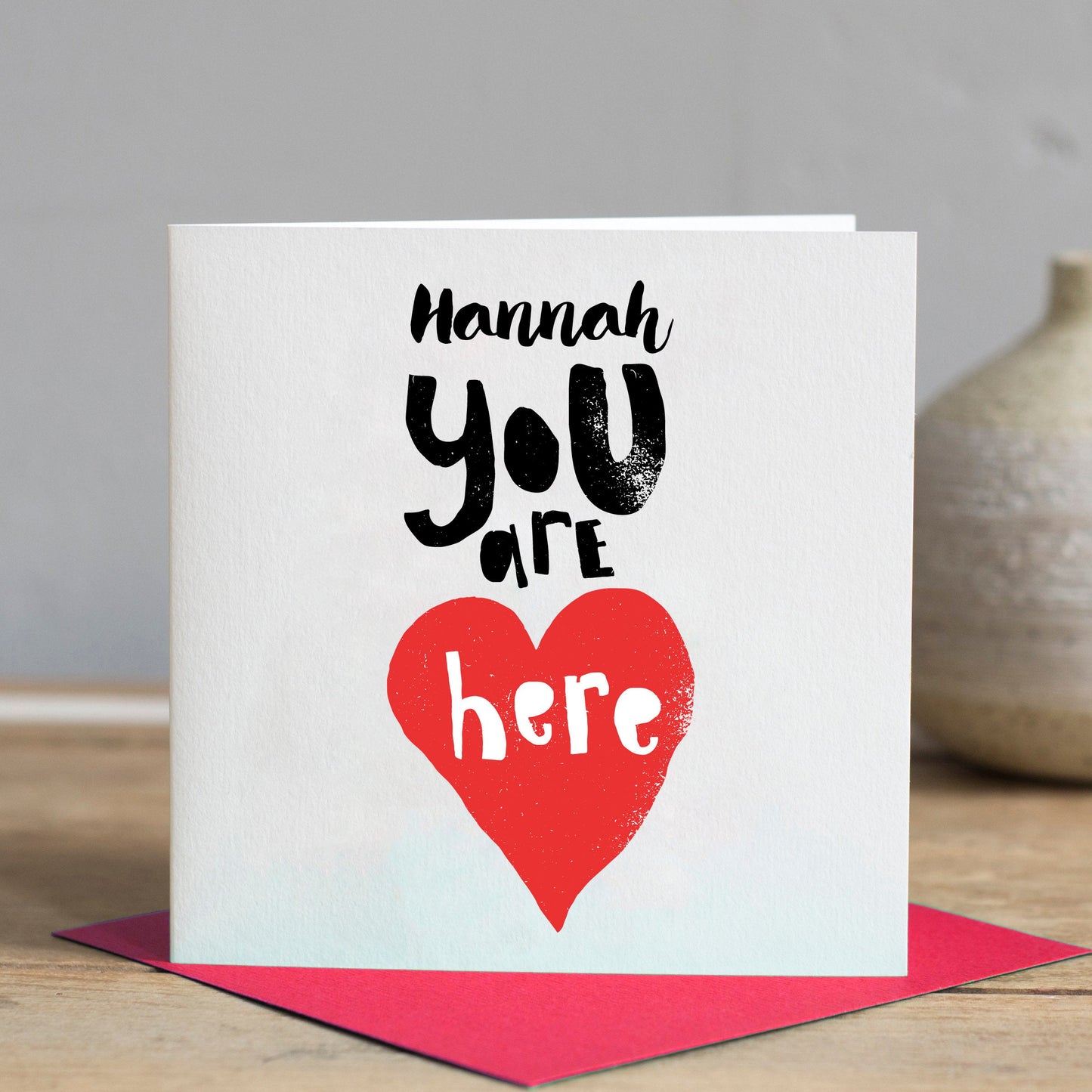 You Are Here Personalised Card