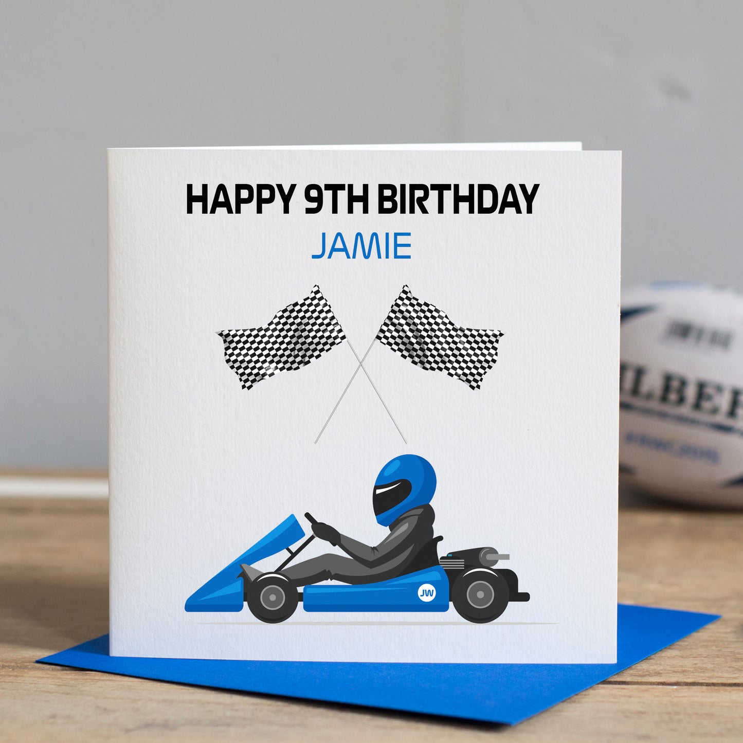 Go Kart Birthday Card
