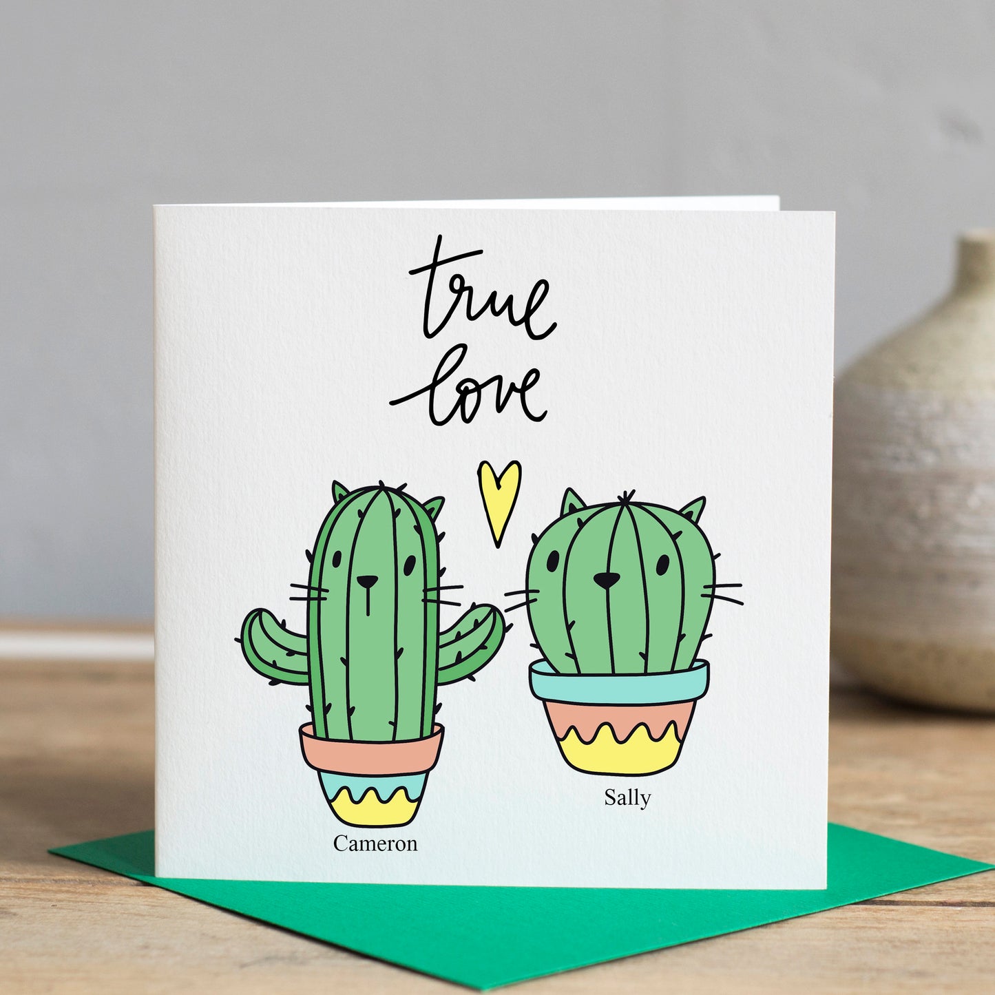 Cactus Couple Card