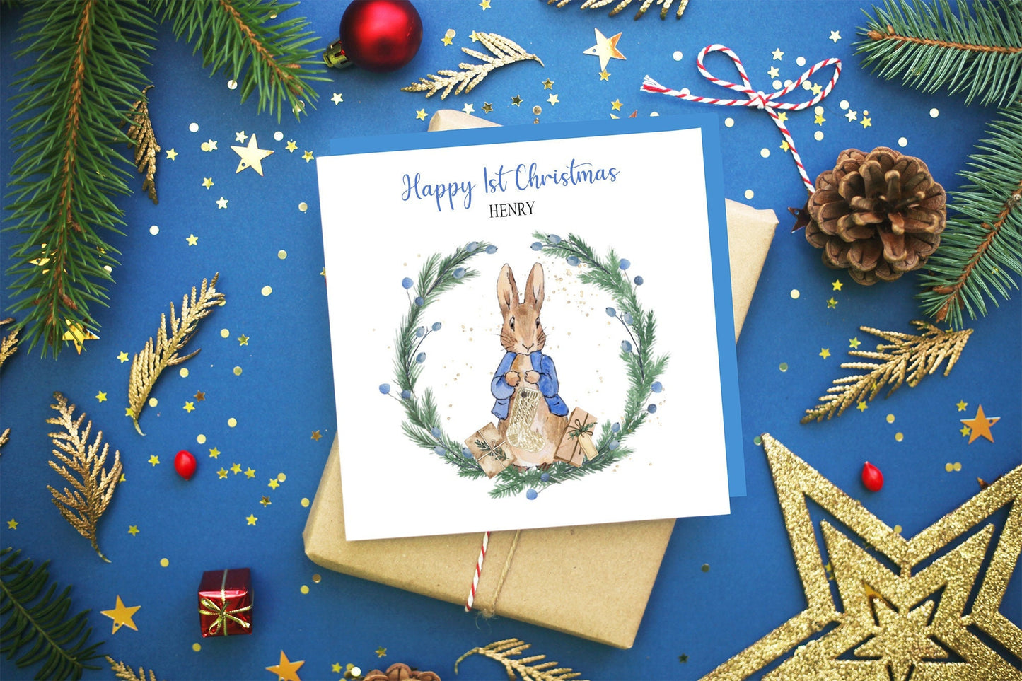Peter Rabbit Christmas Card