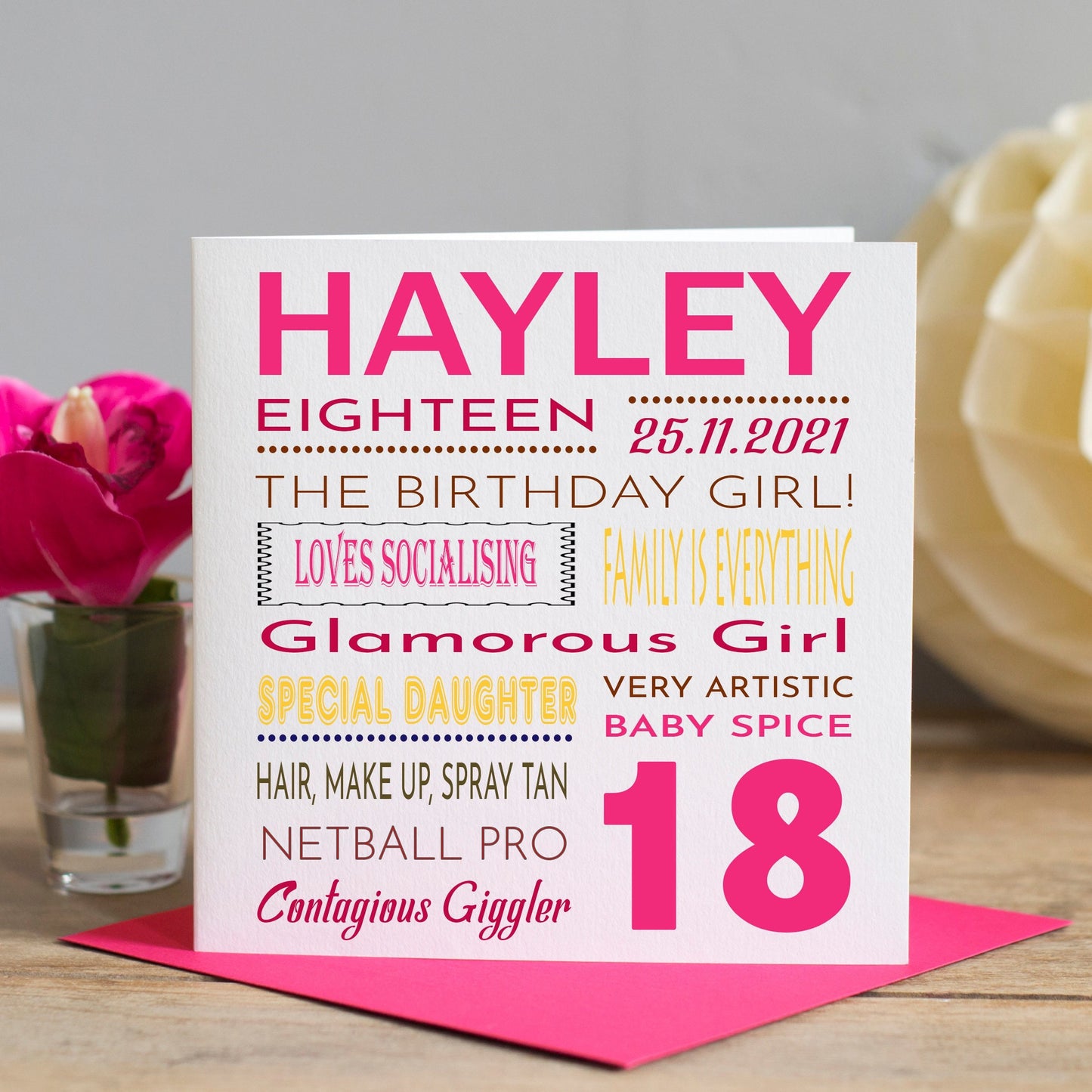18th Birthday Card For Her