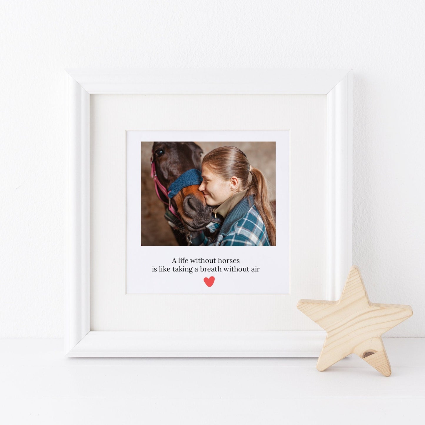 Personalised Framed Horse Photo Print