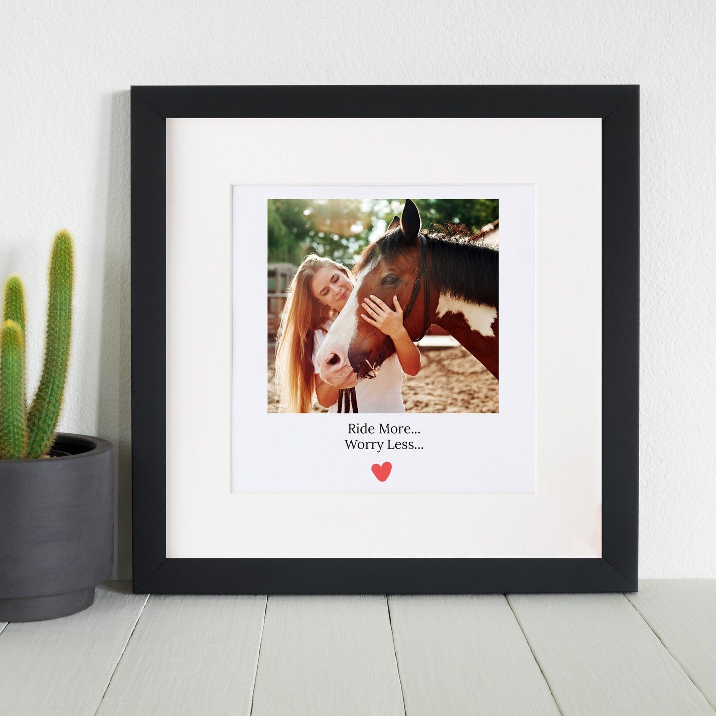 Personalised Framed Horse Photo Print