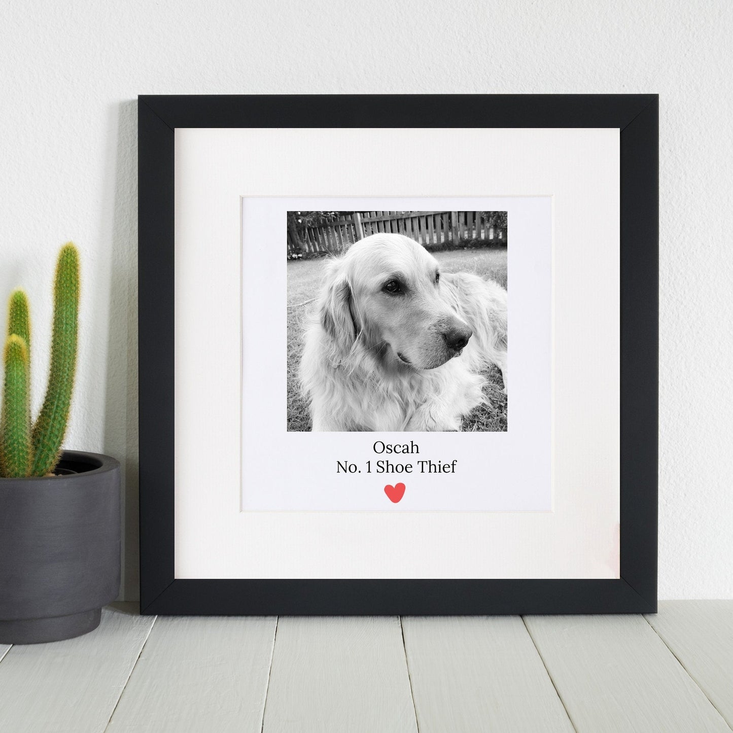 Personalised Framed Dog Photo Print