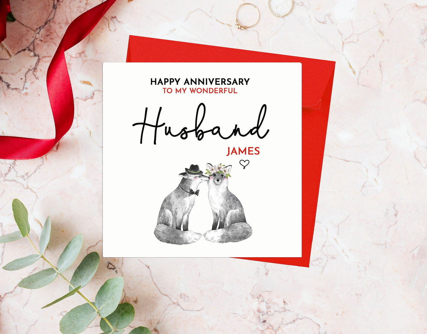 Happy Anniversary Husband Card
